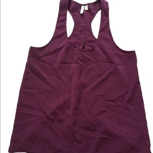 Plum colored tank